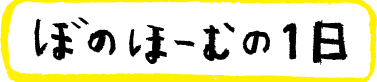 ぼのほーむの1日
